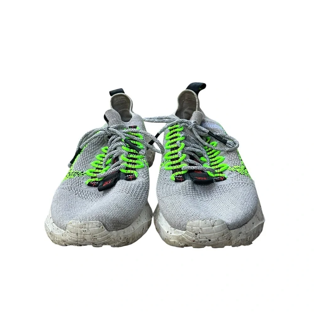 Men's‎ Size 9 Nike Space Hippie 04 Running Shoe Vast Grey/Electric Green